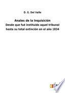 Anales de la Inquisición
