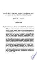 Anales de la Literatura Española Contemporánea