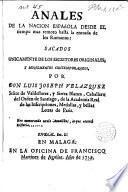Anales de la nación Española desde el tiempo más remoto hasta la entrada de los Romanos