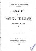 Anales de la nobleza de España