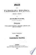 Anales de la paleografía española