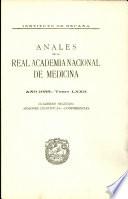 Anales de la Real Academia Nacional de Medicina - 1955 - Tomo LXXII - Cuaderno 2