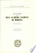 Anales de la Real Academia Nacional de Medicina - 1984 - Tomo CI - Cuaderno 1
