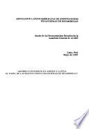 Anales de la ... Reunión de la Asamblea General de ALIDE