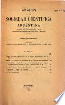 Anales de la Sociedad Científica Argentina