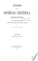 Anales de la Sociedad Científica Argentina