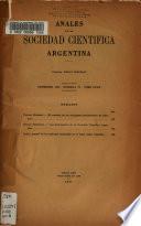 Anales de la Sociedad Científica Argentina