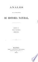 Anales de la Sociedad Española de Historia Natural
