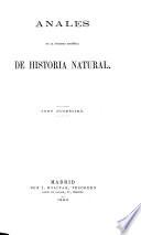 Anales de la Sociedad Española de Historia Natural