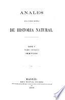 Anales de la Sociedad Española de Historia Natural