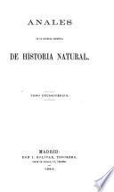 Anales de la Sociedad Española de Historia Natural