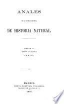 Anales de la Sociedad Española de Historia Natural