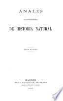 Anales de la Sociedad Española de Historia Natural