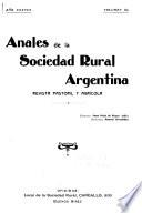 Anales de la Sociedad Rural Argentina