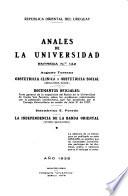 Anales de la universidad