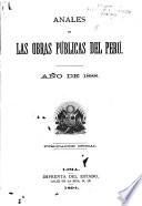 Anales de las obras publicas del Perú