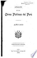 Anales de las obras publicas del Perú