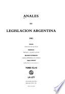 Anales de legislación argentina