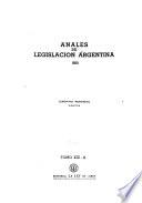 Anales de legislación argentina