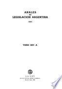 Anales de legislación argentina