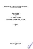 Anales de literatura hispanoamericana