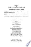 Anales de literatura hispanoamericana