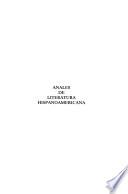 Anales de literatura hispanoamericana