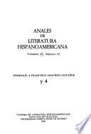 Anales de literatura hispanoamericana