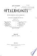 Anales de oftalmología