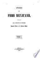 Anales del foro mexicano