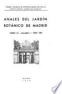 Anales del Instituto Botánico A. J. Cavanilles