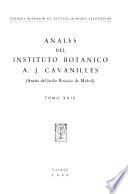 Anales del Instituto Botánico A. J. Cavanilles