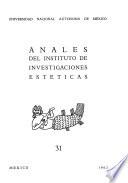 Anales del Instituto de Investigaciones Estéticas