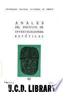 Anales del Instituto de Investigaciones Estéticas