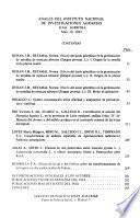 Anales del Instituto Nacional de Investigaciones Agrarias