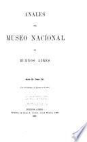 Anales del Museo Nacional de Buenos Aires
