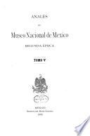 Anales del Museo Nacional de México