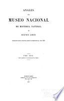 Anales del Museo Público de Buenos Aires
