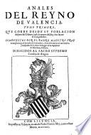 Anales del Reyno de Valencia (etc.)