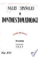 Anales espan(oles de odontoestomatologia