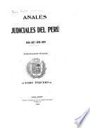 Anales judiciales de la Corte Suprema de Justicia de la Republica