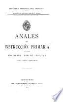 Anales - Uruguay. Consejo Nacional de Enseñanza Primaria y Normal