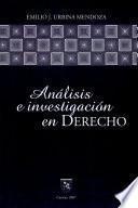 Análisis e investigación en derecho