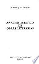 Análisis estético de obras literarias