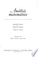 Análisis matemático: Análisis funcional y aplicaciones