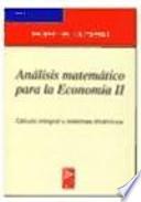Análisis matemático para la economía II