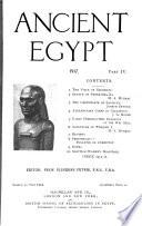 Ancient Egypt and the East