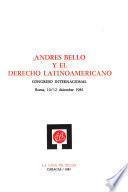 Andrés Bello e il diritto latinoamericano