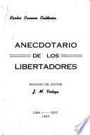 Anecdotario de los libertadores