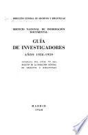 Anejos del Boletín de la Dirección General de Archivos y Bibliotecas